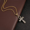 HZMAN Stainless Steel Large Ankh Cross Pendant