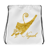 Negash ™ Gold Pharaoh Drawstring bag